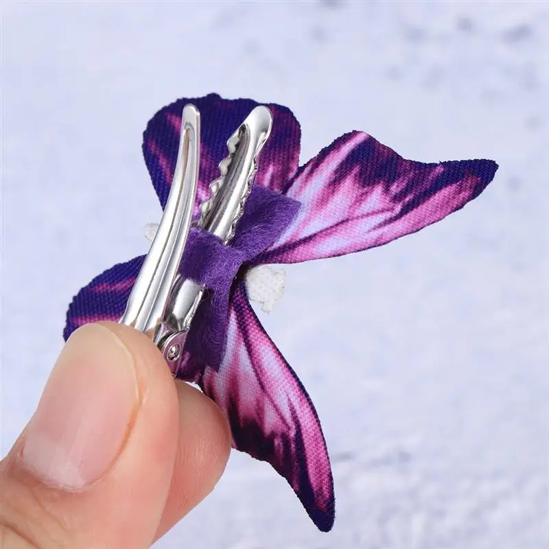 10 шт. заколка для волос трехмерная бабочка Милая маленьких девочек