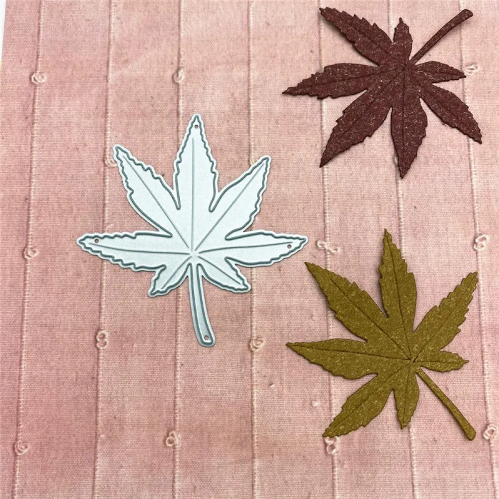 

New Arrival Maple Leaf Cutting Dies Metal Decorative Leaves Scrapbooking Steel Craft Die Cut Embossing Card Stencil