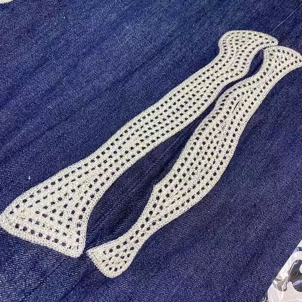 Kapital Bone Embroidery Printed Straight Jeans Men Women 1:1High Quality Fashion Trousers Hip-Hop High Street Kapital Denim Pant