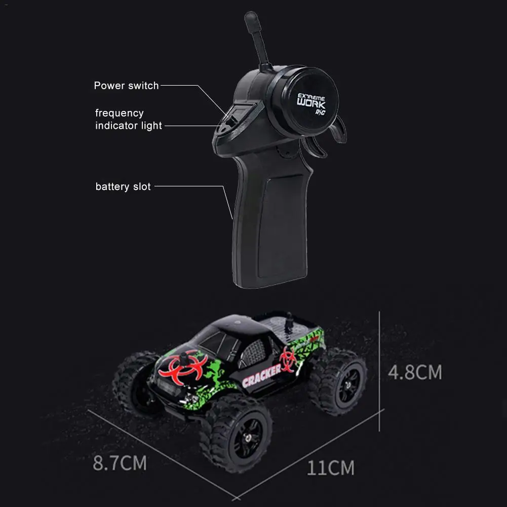 All Terrain RC Car High Speed Electric Vehicle Toy With 2.4 GHz Radio Controller Waterproof Off-Road Truck Model For Children | Игрушки и