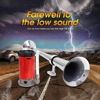 150db car horn 12v super loud single trumpet air compressor for car truck boat train horn hooter for auto sound signal