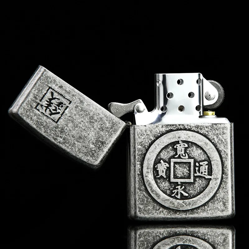 

Zorro, древняя медная Брита в древние медные деньги, креативная личность, чтобы отправить своему парню, подруге, керосину L