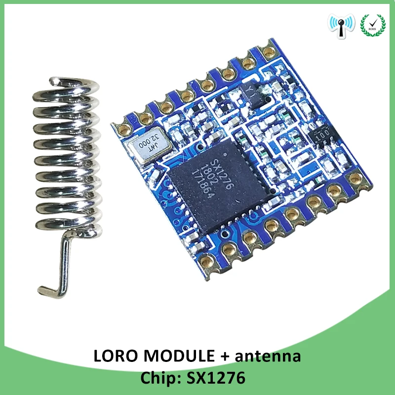 Радиочастотный модуль LoRa 1p 868 МГц сверхнизкий уровень мощности чип SX1276 дальний