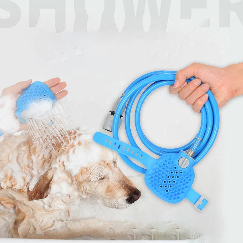 

Pet Cleaning Supplies Shower Head Dog Wash Artifact Spray Type Massage Nozzle Golden Retriever Teddy Dog Pet Supplies