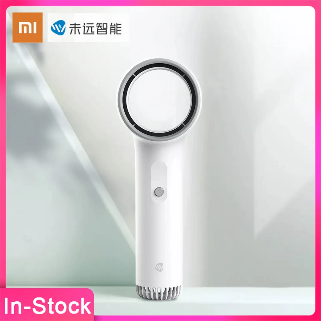Ручной беслопастной вентилятор XIAOMI YouPin WeiYuan 2020 безопасный с сильным ветром