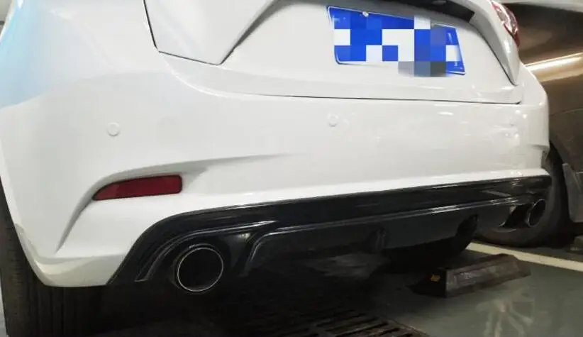 Высокое качество ABS черный праймер задний багажник автомобиля спойлер диффузор