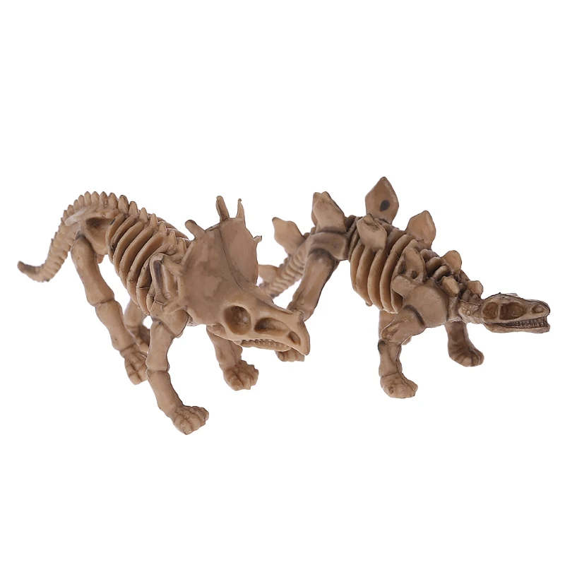 12 шт. скелет динозавра окаменелости разные кости Фигурки игрушки детский подарок