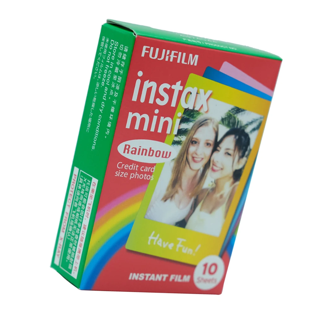 Новинка 10-80 листов Fujifilm Instax Mini пленка для Fuji 7/8/9/10/30/50 s/фотоаппаратов моментальной