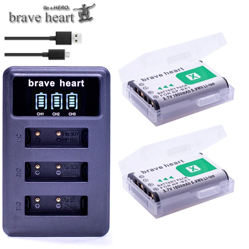 6x акумуляторная батарея NPBX1 NP-BX1 NP BX1 Батарея пакеты+ 3 лота USB Зарядное устройство для sony комплектующие фотоаппарата sony DSC RX1 RX100 AS100V M3 M2 HX300 HX400 HX50 HX60 GWP88