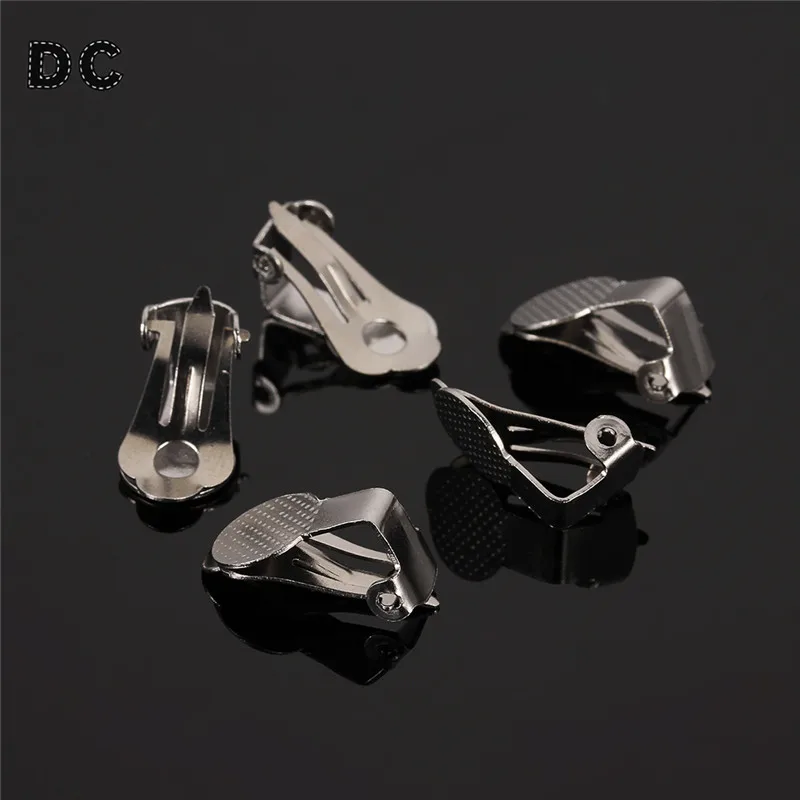 

10pcs 9*14mm Stud Earring Back Silver Color Blank Earrings Base Tray Bezel For DIY Earrings Jewelry Findings F2228