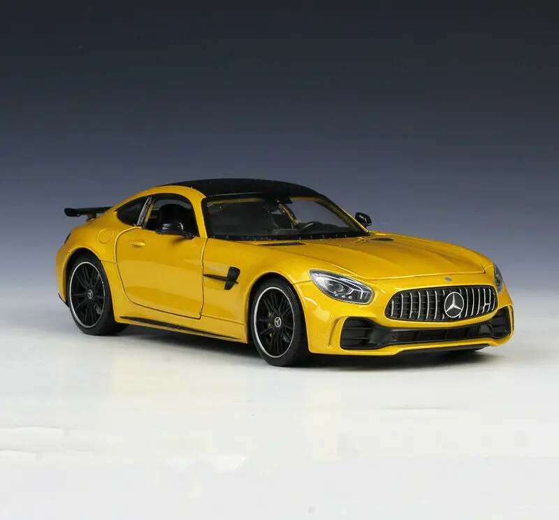 Welly 1:24 Benz AMG GT R GTR Модель литья под давлением гоночный автомобиль Новый в