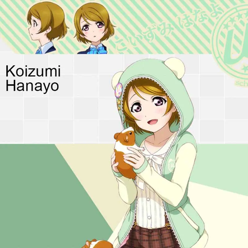 Толстовка с капюшоном Love Live свитшот куртки Koizumi Hanayo костюм для косплея аниме LoveLive