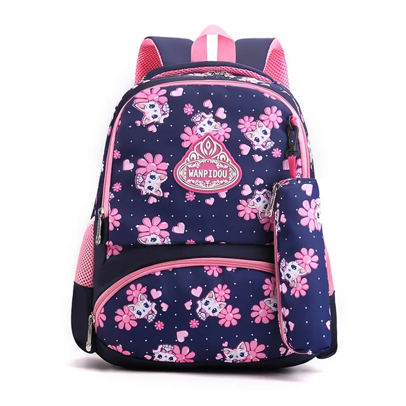 Вместительные детские школьные сумки для подростков рюкзак девочек