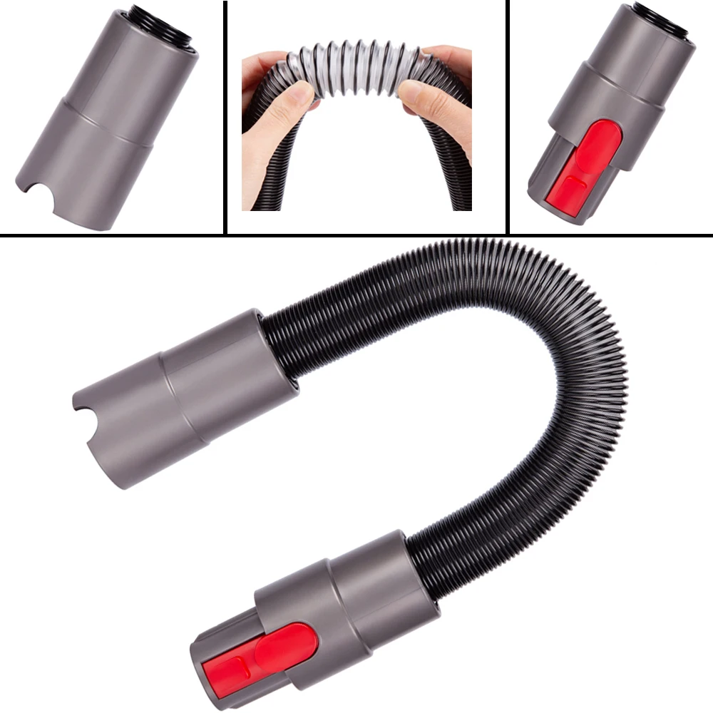 Hose for Dyson V7 V8 V10 V11 Vacuum Cleaner Accessories Vacuum Tube Telescopic Extension Hose flexible extension vacuum cleaner hose fit for dyson v7 v8 v10 vacuum cleaner parts accessory