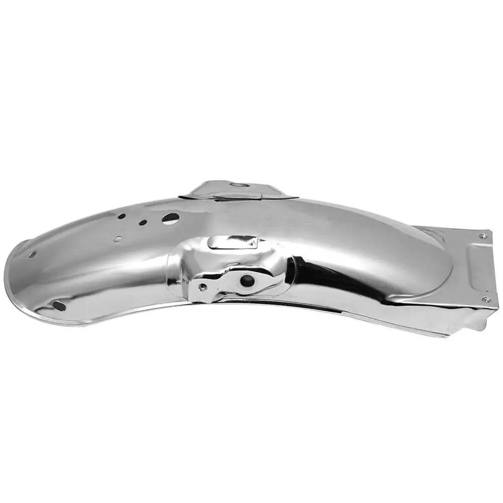 Универсальное черное/хромированное мотоциклетное переднее/заднее крыло