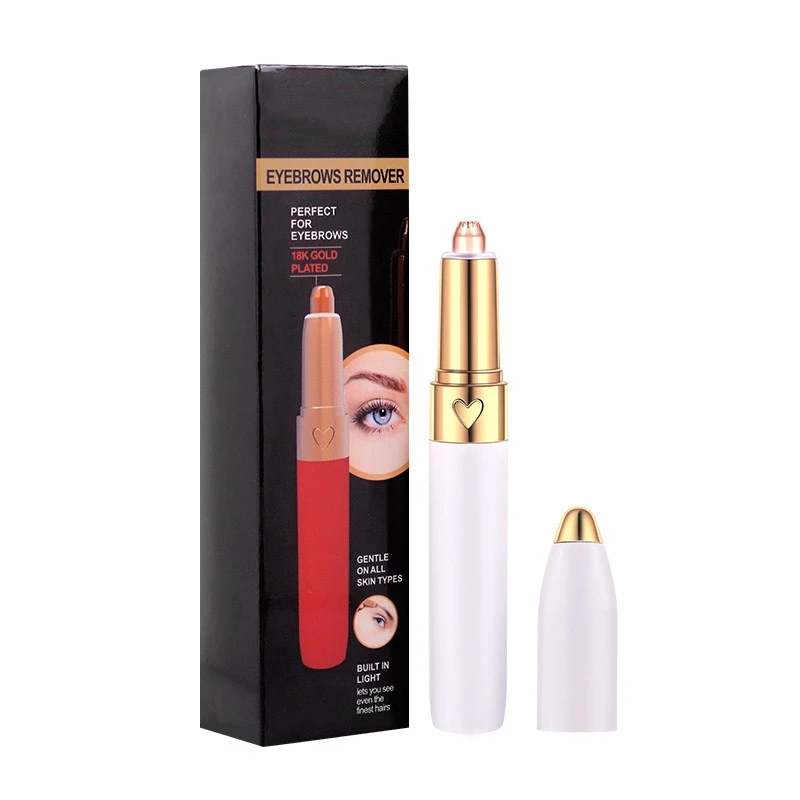 Белый USB 150 мАч электрический триммер для бровей ручка удаления волос Бритва