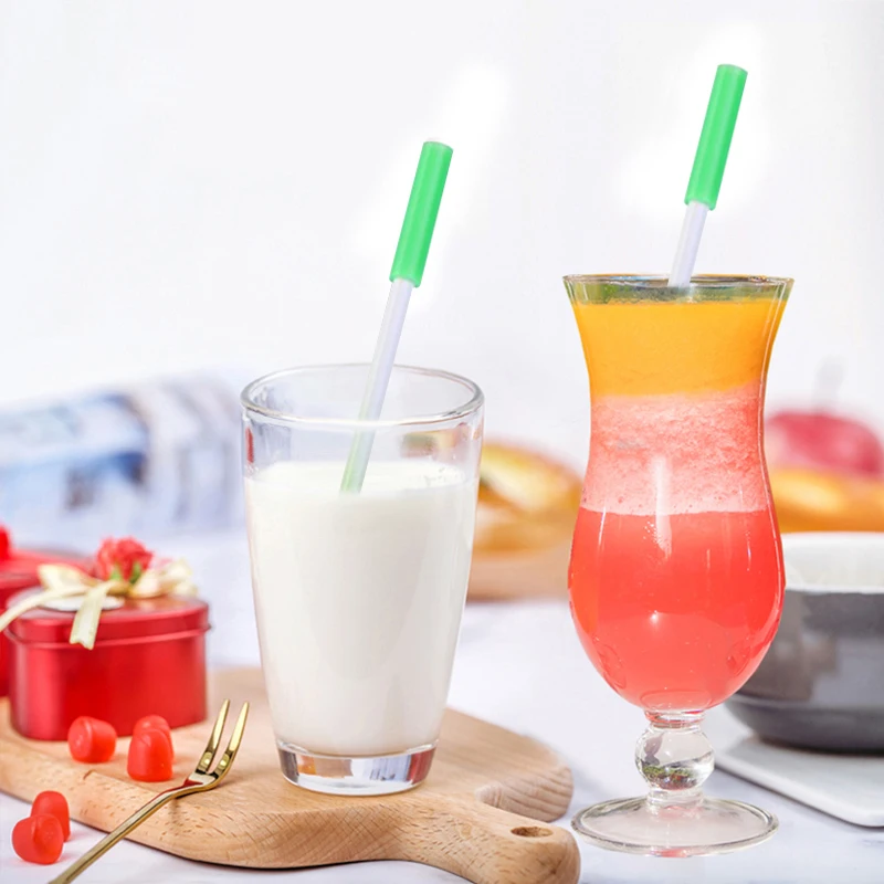 Нержавеющая сталь градиентный цвет соломы с анти царапина силиконовая головка