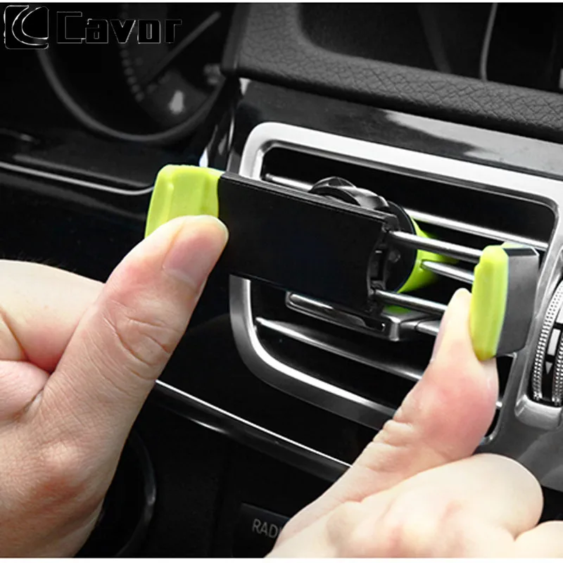 Универсальный Регулируемый автомобильный держатель для телефона с креплением