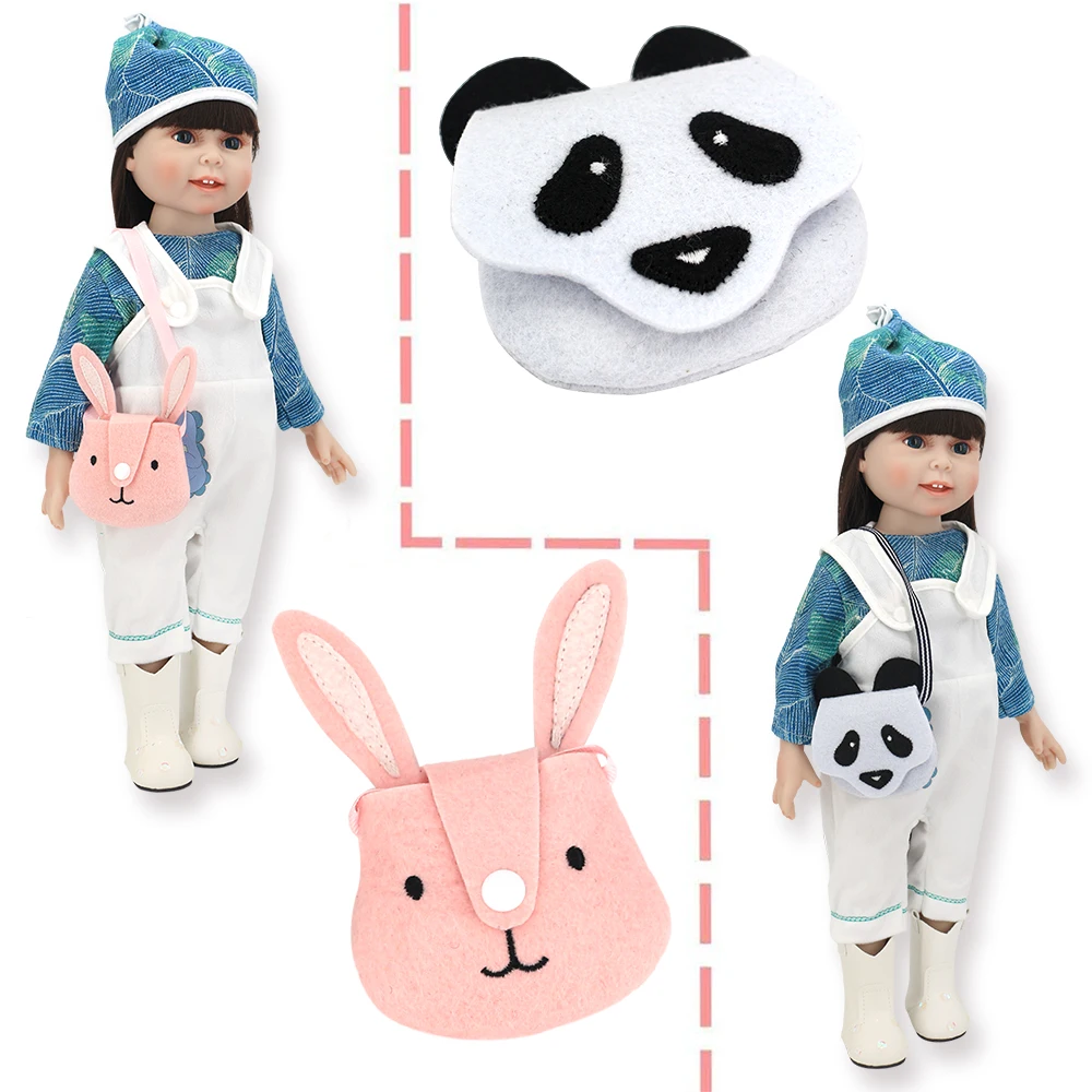 Мини кукла рюкзаки на молнии с милым сумка изображением единорога 43 см для ухода