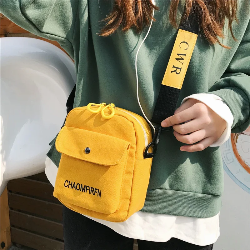 

Mode Canvas Vrouwen Tassen Effen Kleur Toevallige Schoudertas Nieuwe Handtas Outdoor Tas Rits Messenger Bag BelangrijksteVrouwen