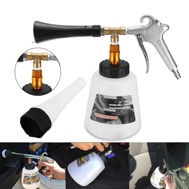 

Hot sale Car Cleaning Gun High Pressure Air Pulse Surface Interior & Exterior Car Body Window Cleaning Tools
