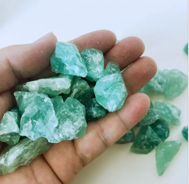 

300g Green Natural crystal Gravel Specimen Quartz Amethyst Home Decor Colorful for aquarium Healing Energy Stone Rock Mineral