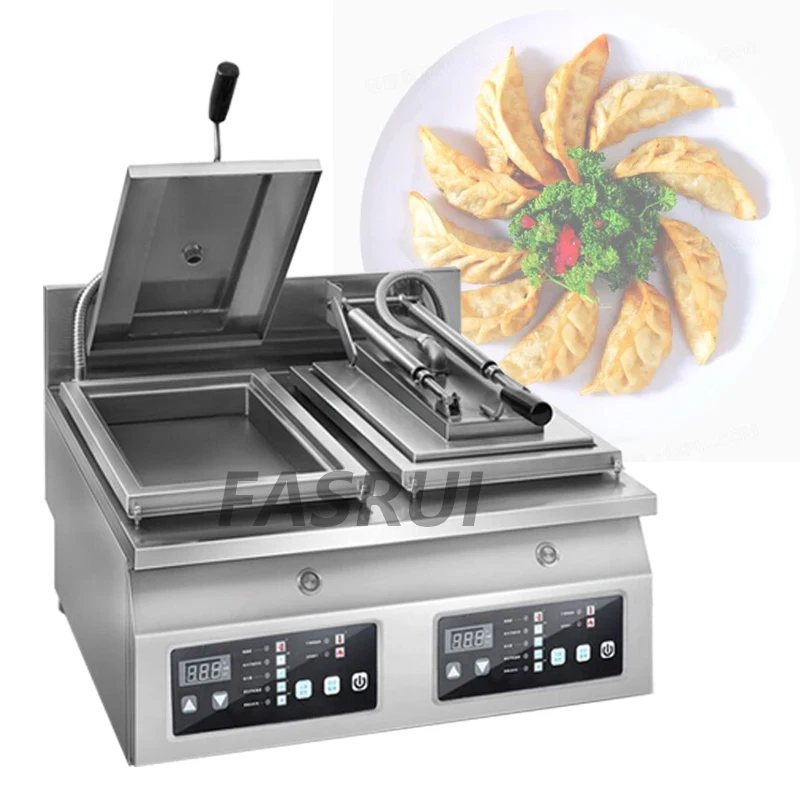 

Fully Automatic Fried Dumpling Machine Electric Stainless Steel Fried Dumpling Machine