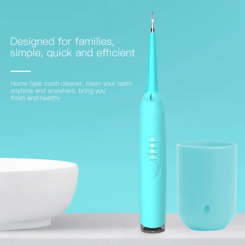 

Electric Oral Irrigator Calculus Remover Electric Dental LED Vibration Cleaning Device Teeth Cleaner Whitening Tartar Scaler