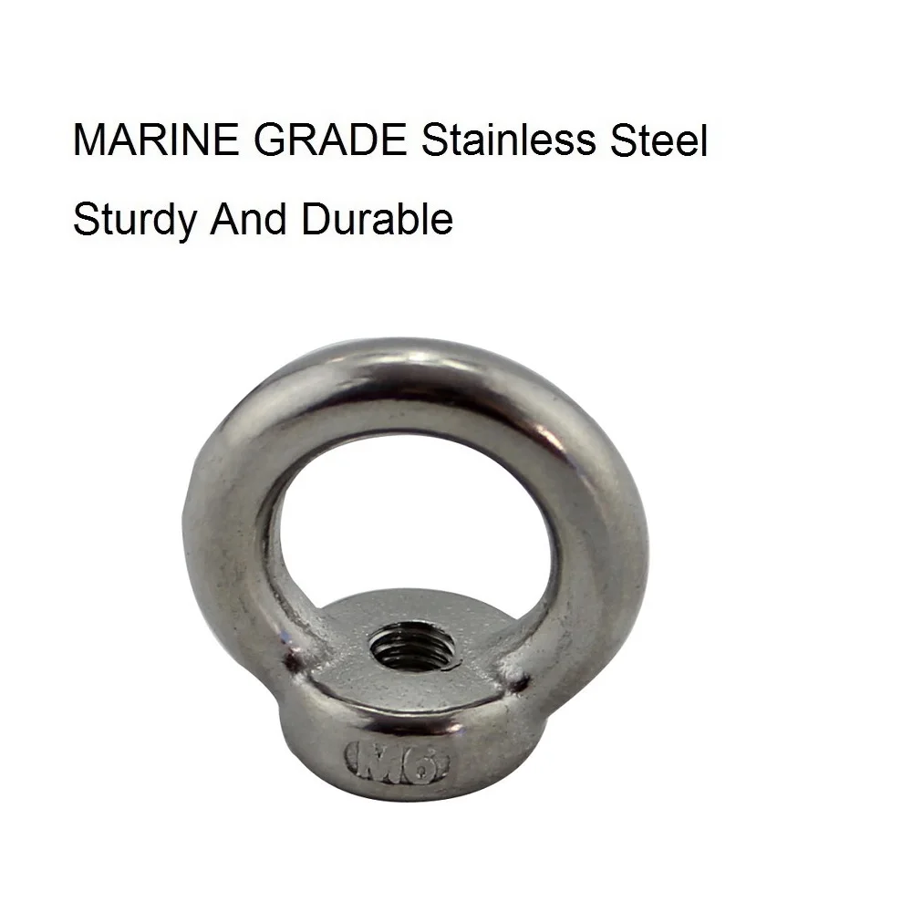 5 шт. DIN582 подъемная гайка петля отверстие кольцо резьба нержавеющая сталь 304 и 316 M5