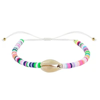 kelitch 2021 beaded shell bracelets jewelry charm bracelet for girls women gothic wholesale rosary beach fashion cheville femme