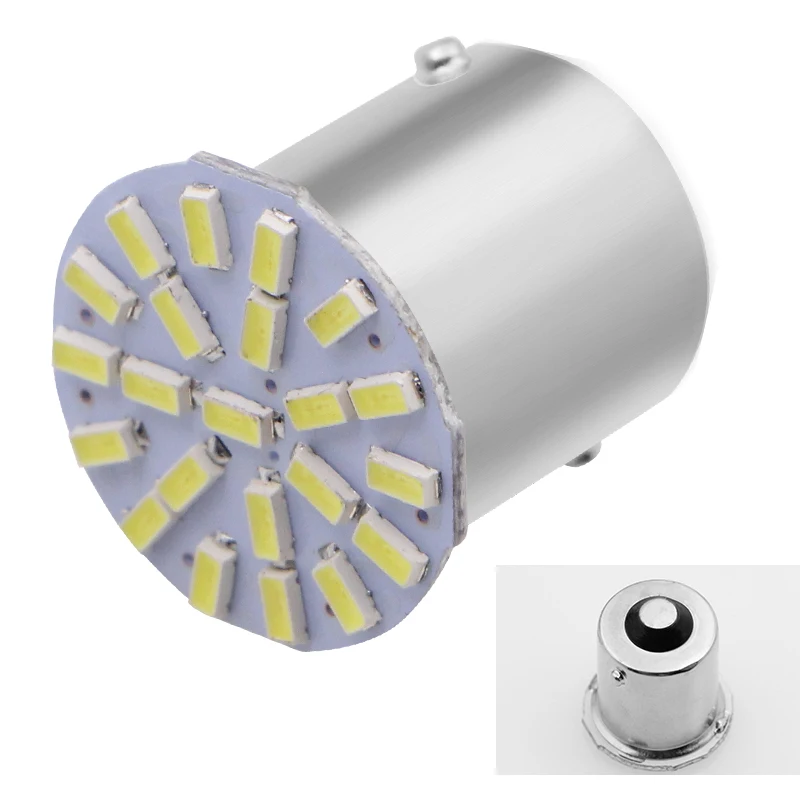 1 PCS 12V 1156 1157 22SMD P21W BA15S BA15D LED Bulbs Car Headlights Brake Lights Reversing Turning Parking | Автомобили и