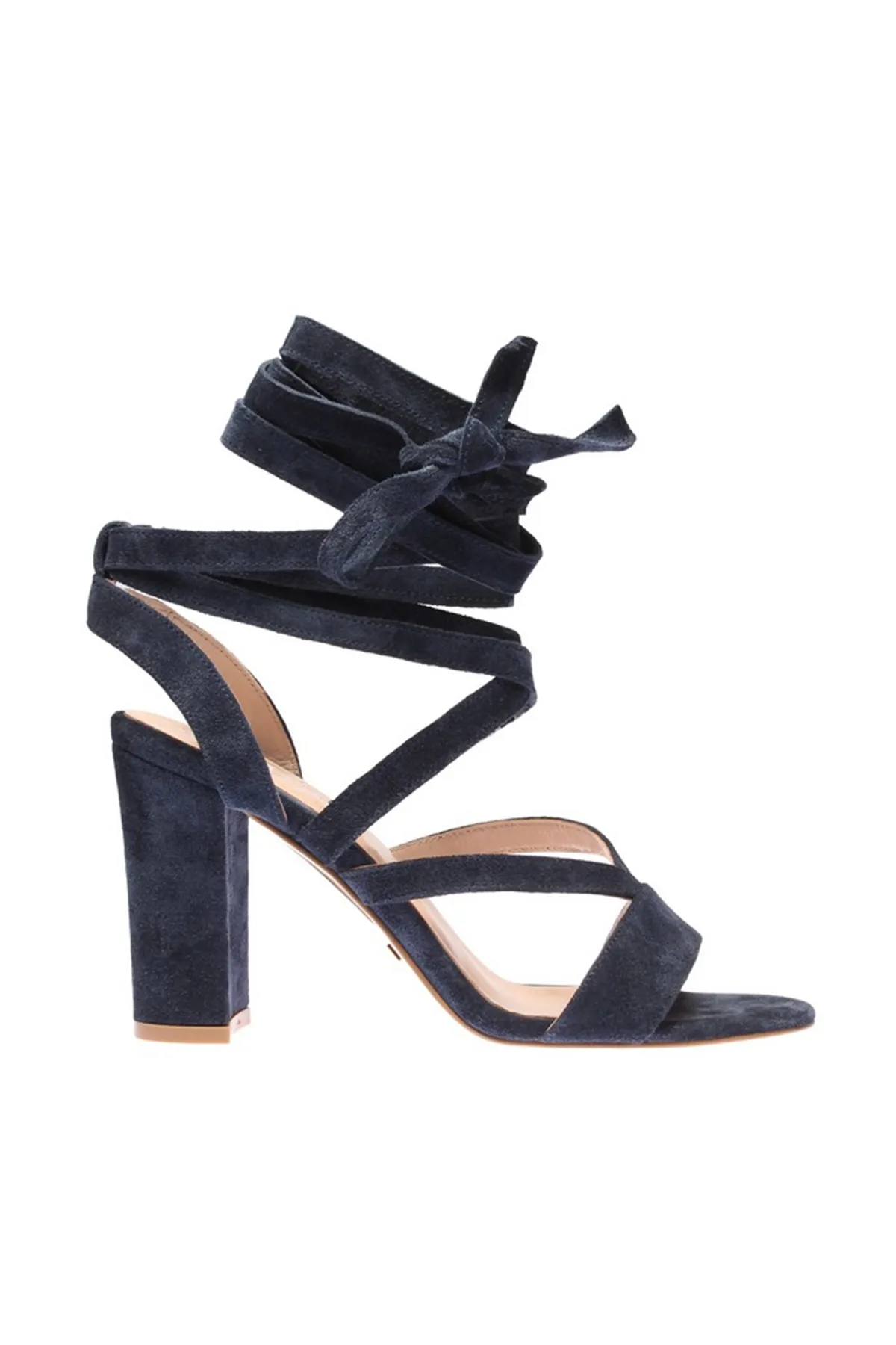 Жемчуг натуральная кожа темно синий Для женщин обувь на высоких каблуках