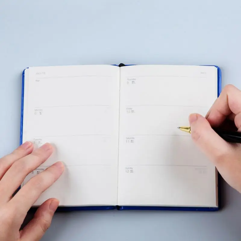 OOTDTY Agenda A7 ежедневник блокнот-органайзер Еженедельный школьный бизнес путешествия