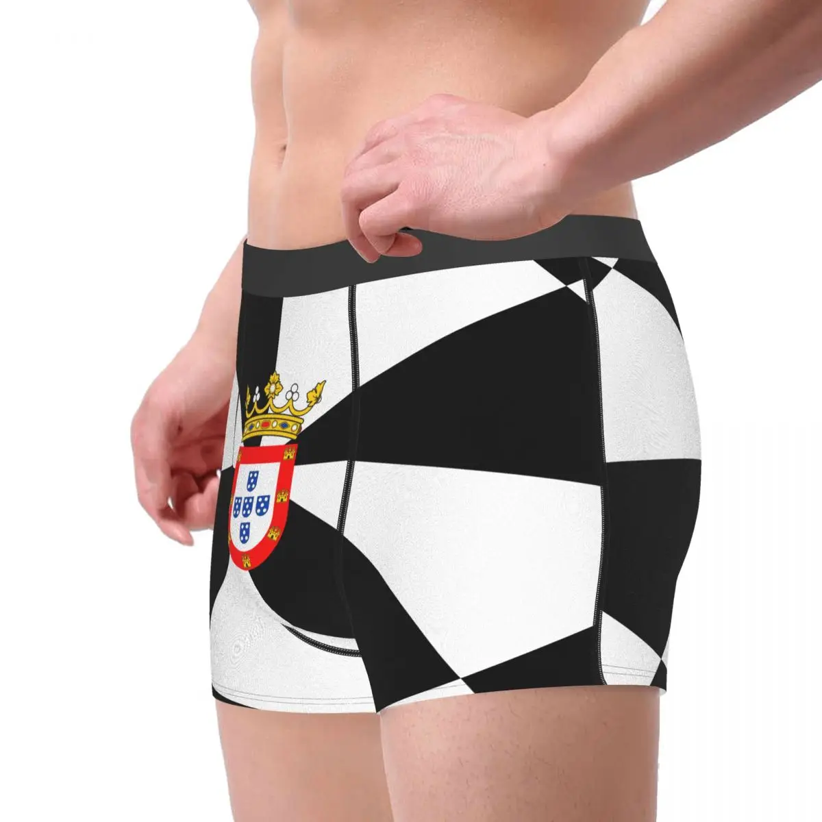 Flag Ceuta Men's Boxer Briefs Flags of the autonomous communities of Spain Casual elastic pants for men