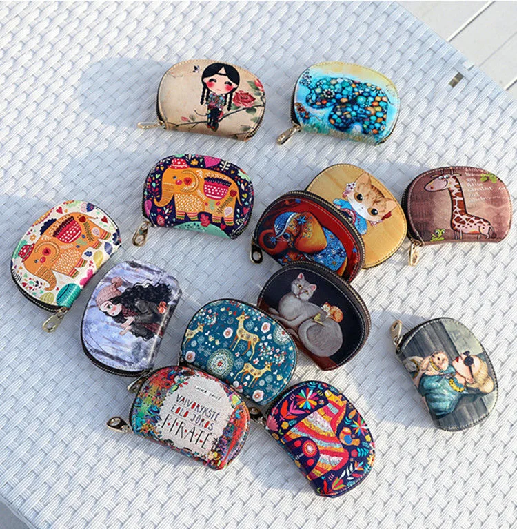 

Free Shipping multi-card cartoon mini coin purse cute card holder portable storage bag