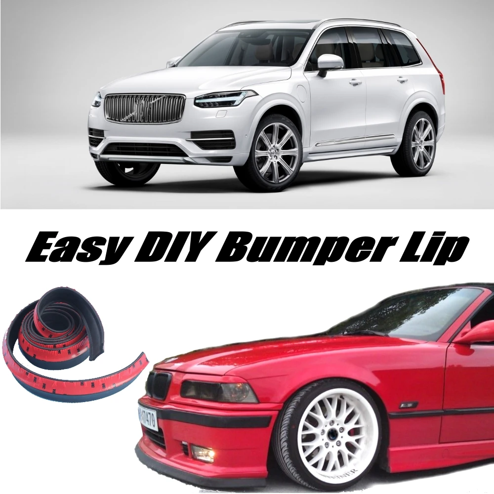 Дефлектор губ бампера для Volvo XC Classic XC90 MK2 2014 2015 передняя юбка спойлера тюнинга