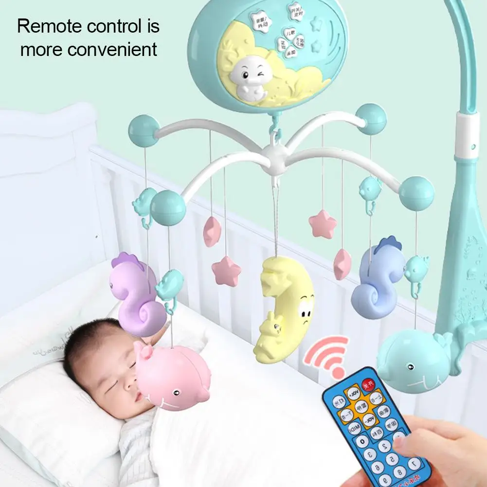 Музыкальный мобиль для детской кроватки с функцией таймера проектор