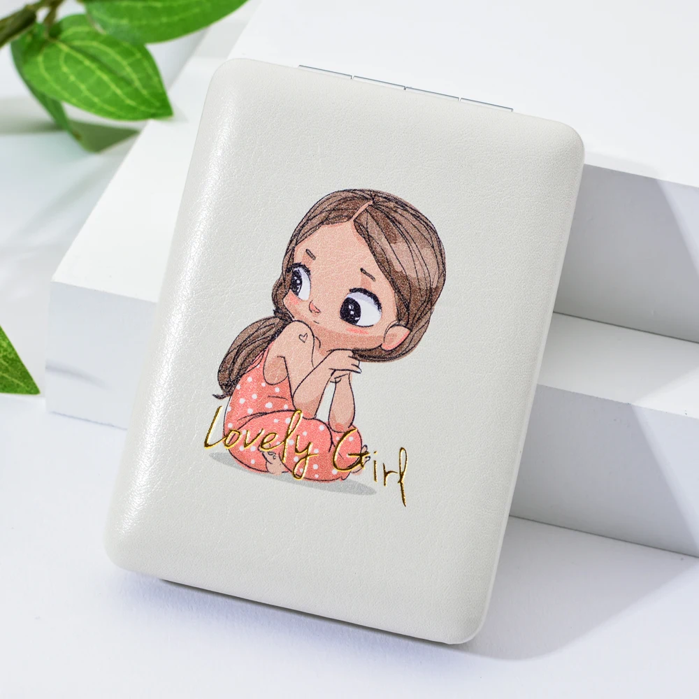 Vicney Girl портативное мини-зеркало для макияжа с героями мультфильмов девочек