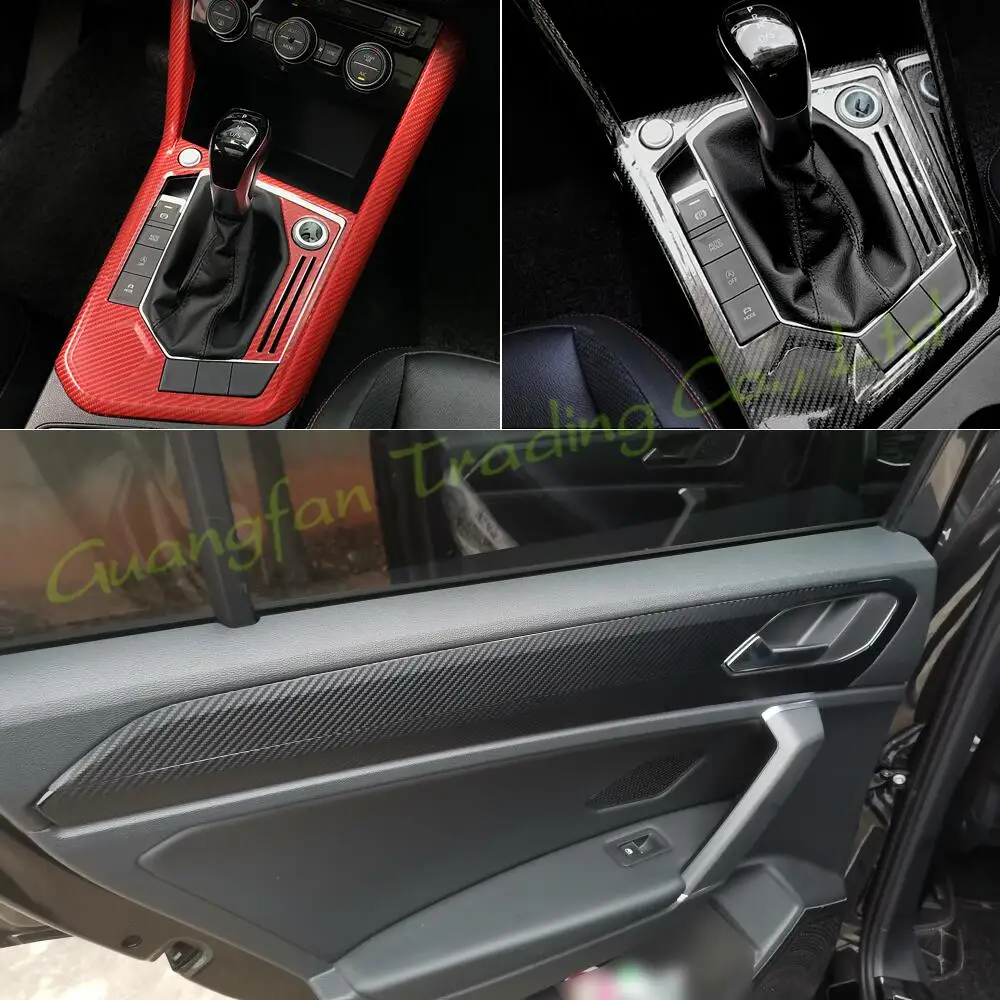 Наклейки 3D/5D из углеродного волокна для Volkswagen VW Tayron 2019-2021