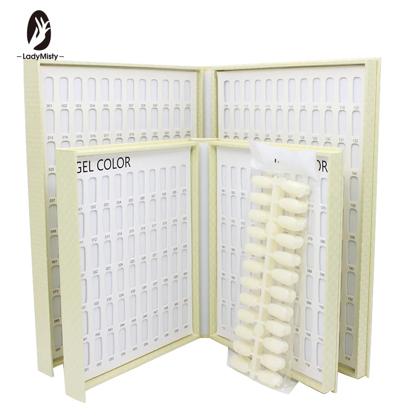 Двусторонний гель лак для ногтей с 120/216 типами цветной карточный полноцветная