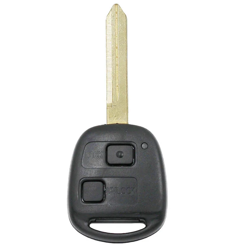 2 кнопочный дистанционный ключ Fob для Toyota RAV4 Corolla Yaris 433 МГц с чипом 4C/4D67 внутри TOY47