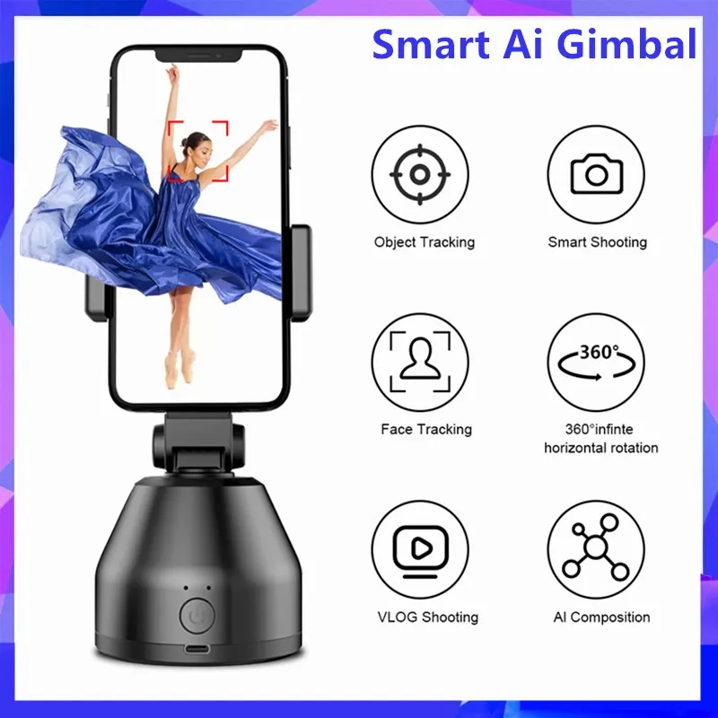 Автоматическая умная подставка Все в одном подвесная камера с углом поворота 360 °