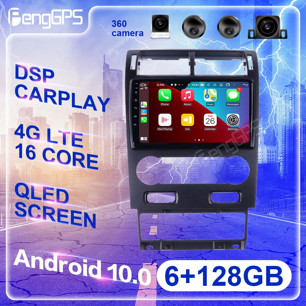 

128G Android 11 For Ford Mondeo 2000 2001 2002 - 2007 Car Auto Radio Stereo Multimedia Player GPS Navigation No 2DIN Head Unit