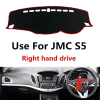 taijs factory casual simple sport polyester fibre car dashboard cover for jmc s5 right hand drive