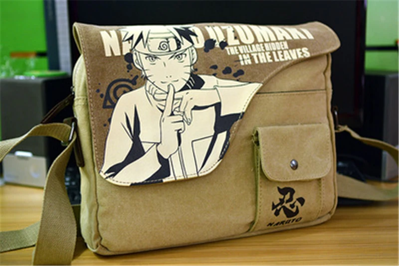Холщовая Сумка удзумаки Наруто из аниме для косплея кросс боди мультяшный