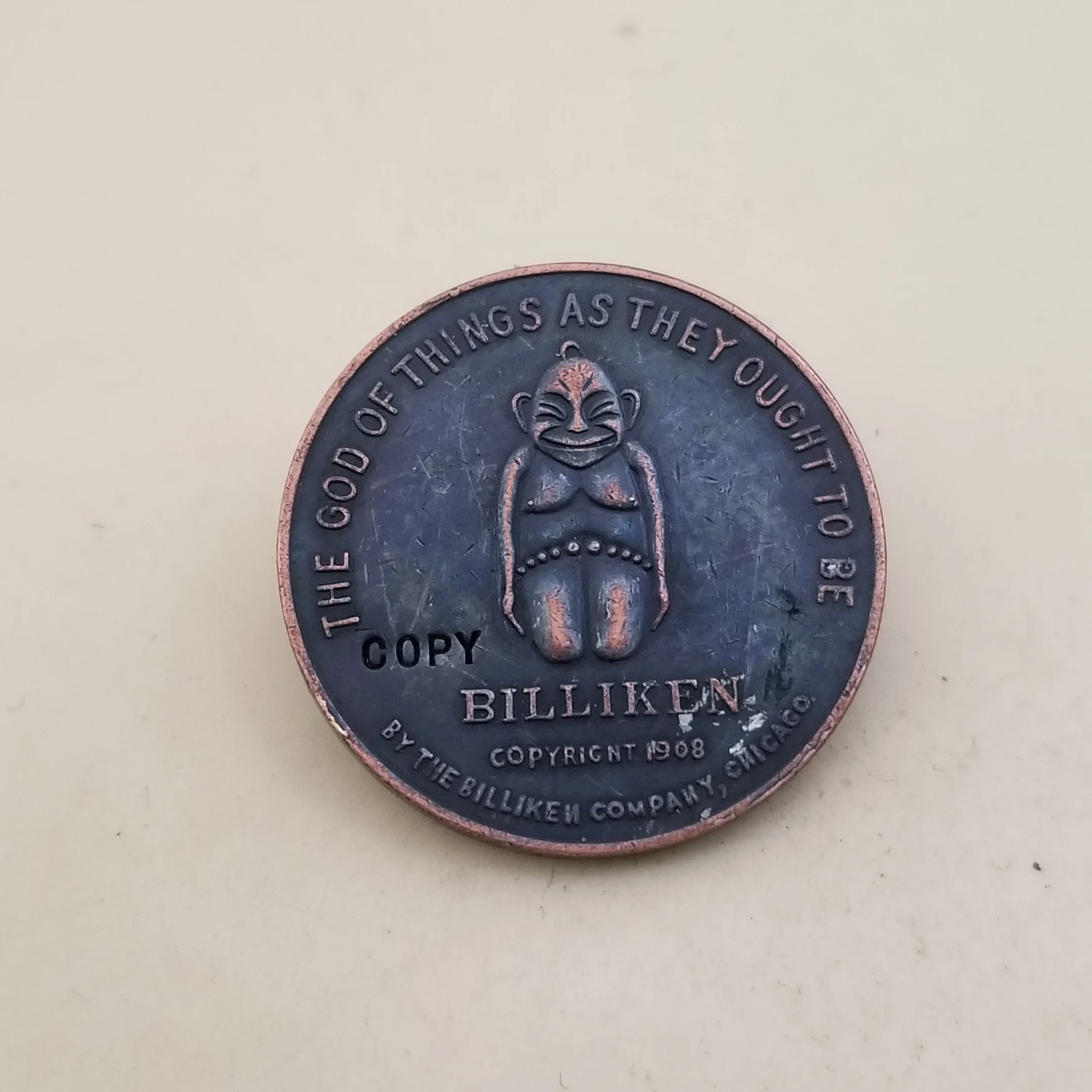 (Соединенные Штаты рекламные Жетоны) Billiken жетон на удачу памятные монеты копии