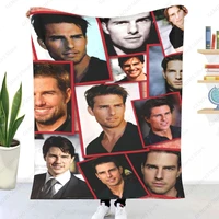 tom cruise printed blanket soft and comfortable flannel throw at homesofabedding portable adult travelhotel cover blankets