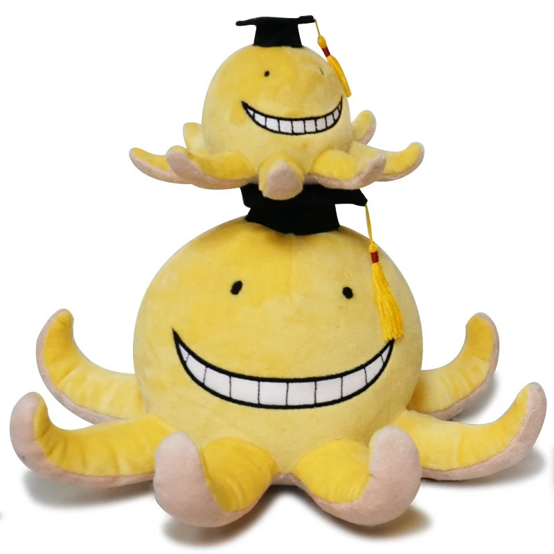 Cute Octopus doll Korosensei Koro Sensei Teacher Plush Stuffed Toys Cartoon Animals Dolls Graduate Kids Assassination Classroom | Игрушки и