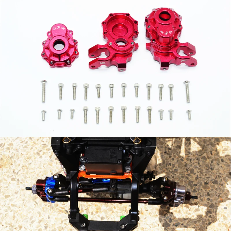 

GPM ALUMINUM FRONT KNUCKLE ARMS Front cup TRAXXAS TRX-4 82056-4 TRX4021 8252+8251