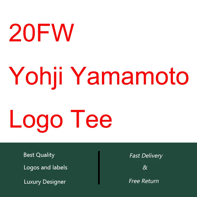 

Yamamoto T Shirt Men Women Couples HipHop Streetwear Tees Men Bogo Cotton Basic T-Shirt